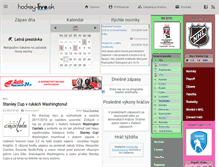 Tablet Screenshot of hockey-live.sk